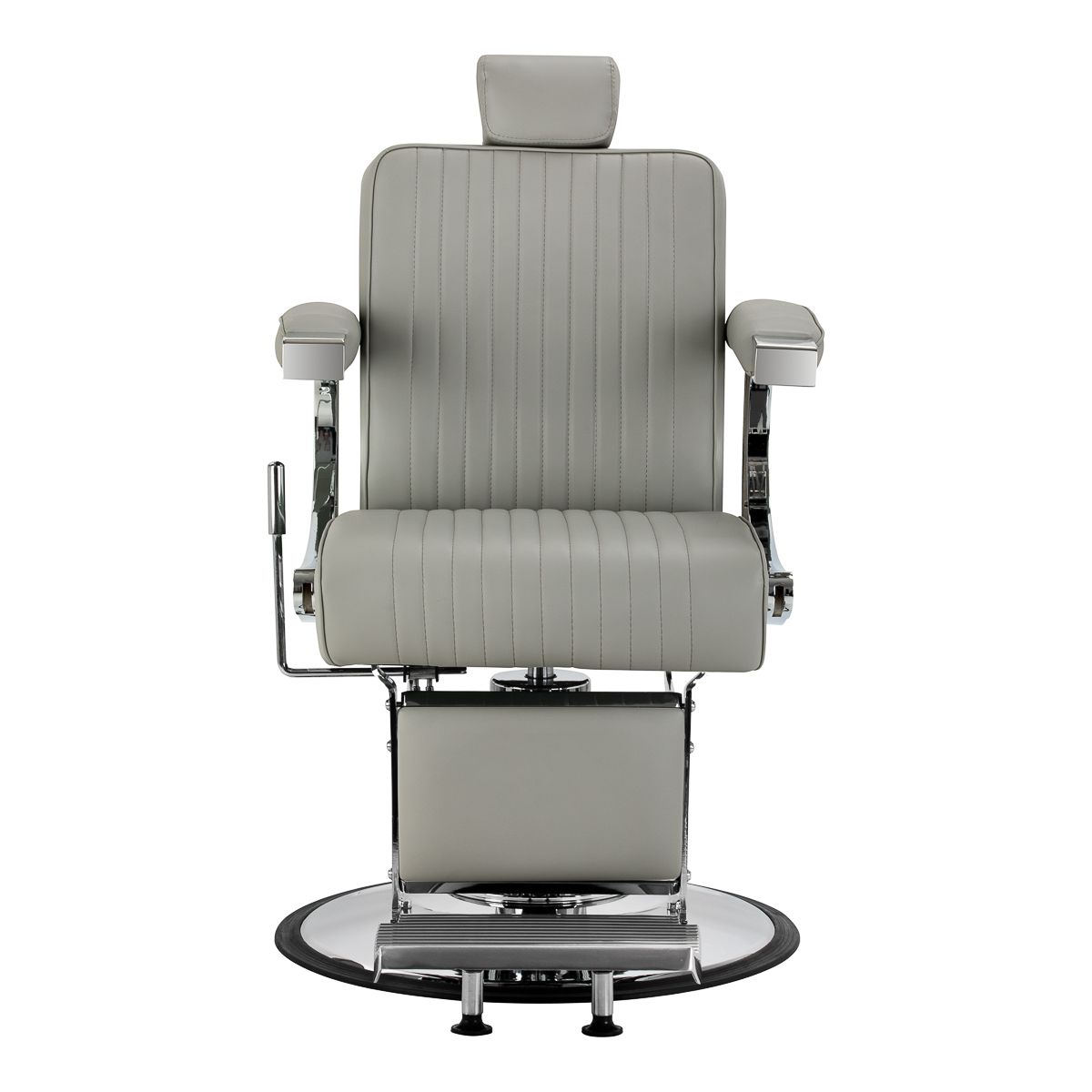 Gabbiano Visionerio barberstol grå krom frame