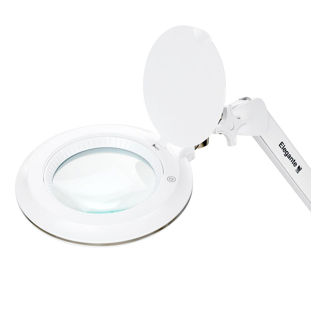 Elegante 6031 lupelampe med 60 SMD 3D LEDs, complete med adjustable stand og lysstyrke control