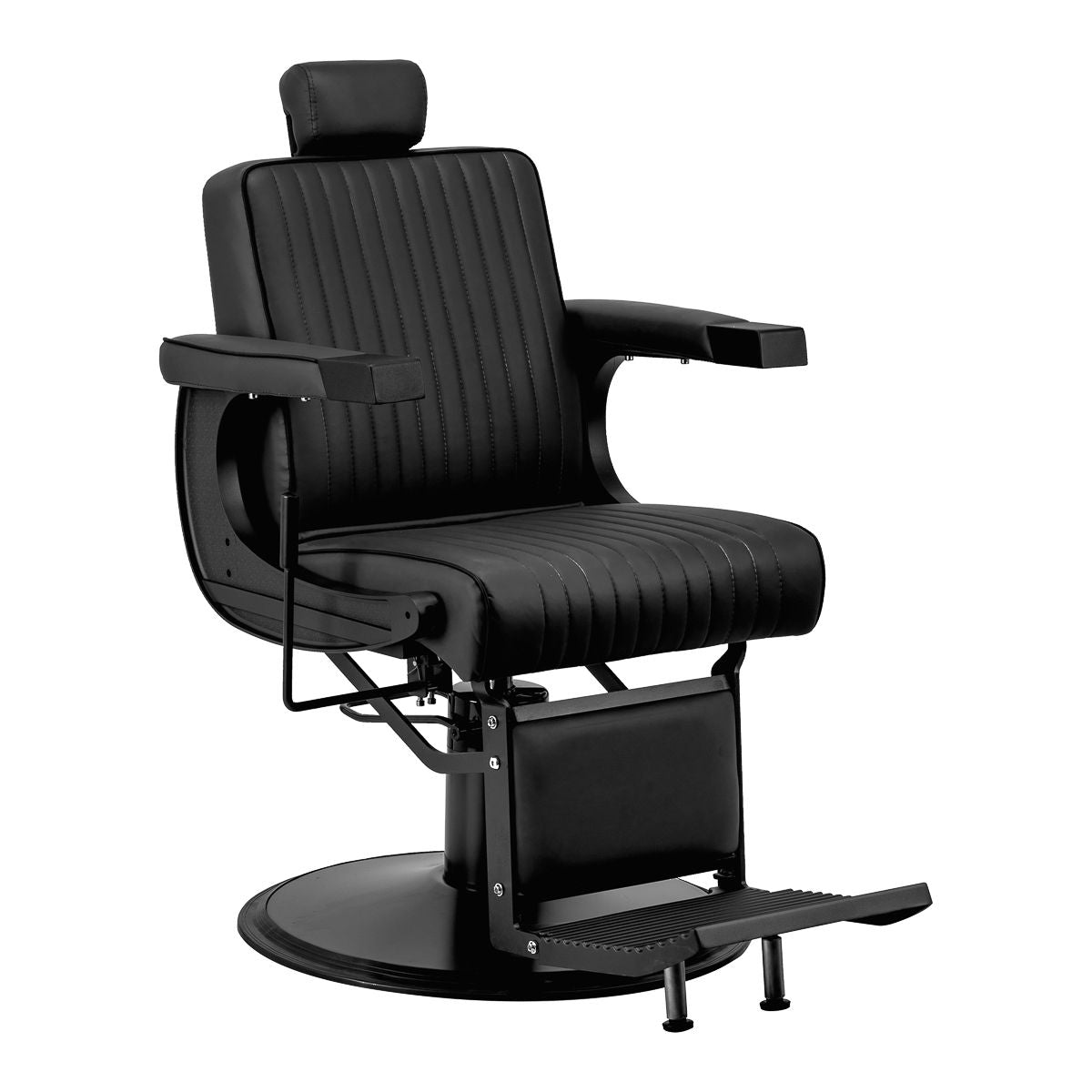 Gabbiano Visionerio barberstol svart med svart frame