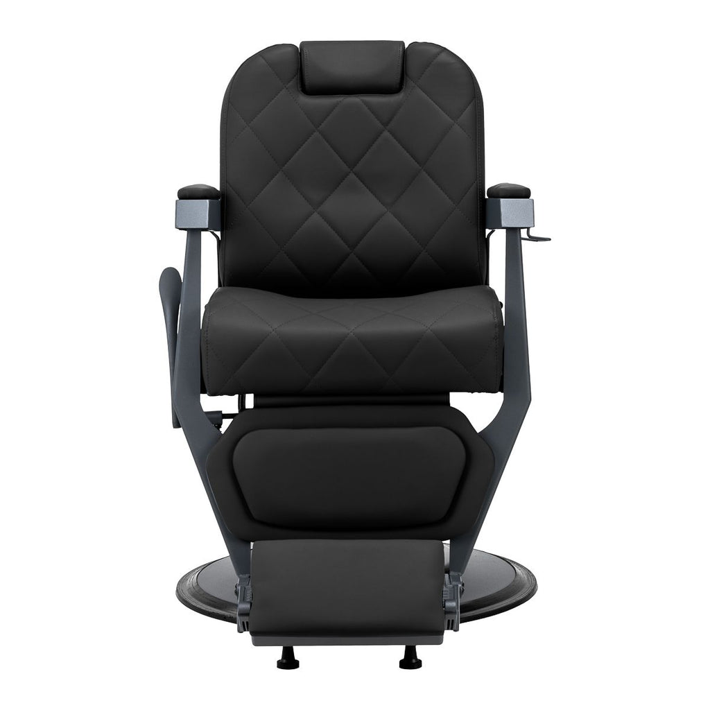 Gabbiano barberstol Bruno med graphite frame svart