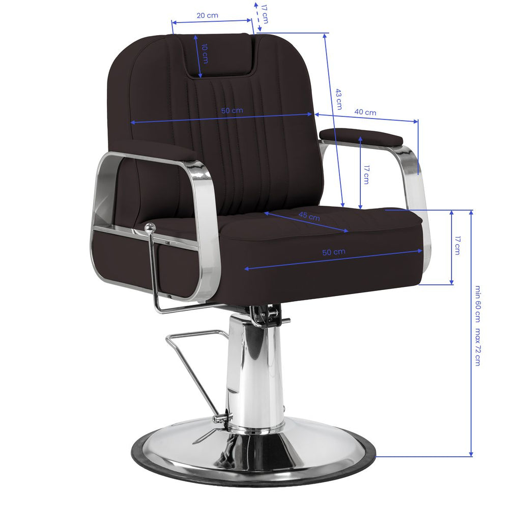 Barberstol Gabbiano Rufo brun