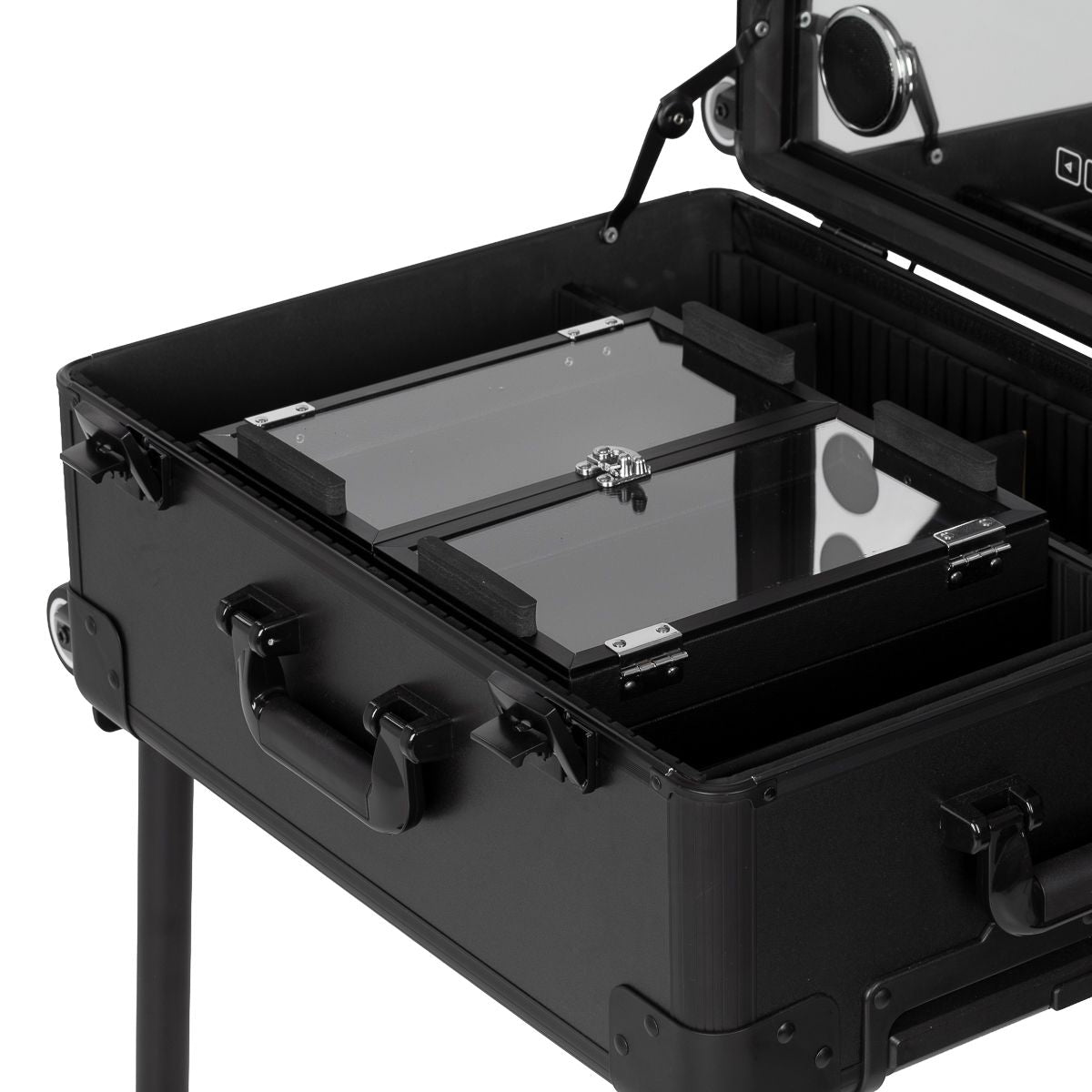 Mobil speaker stand med speakers Plus svart
