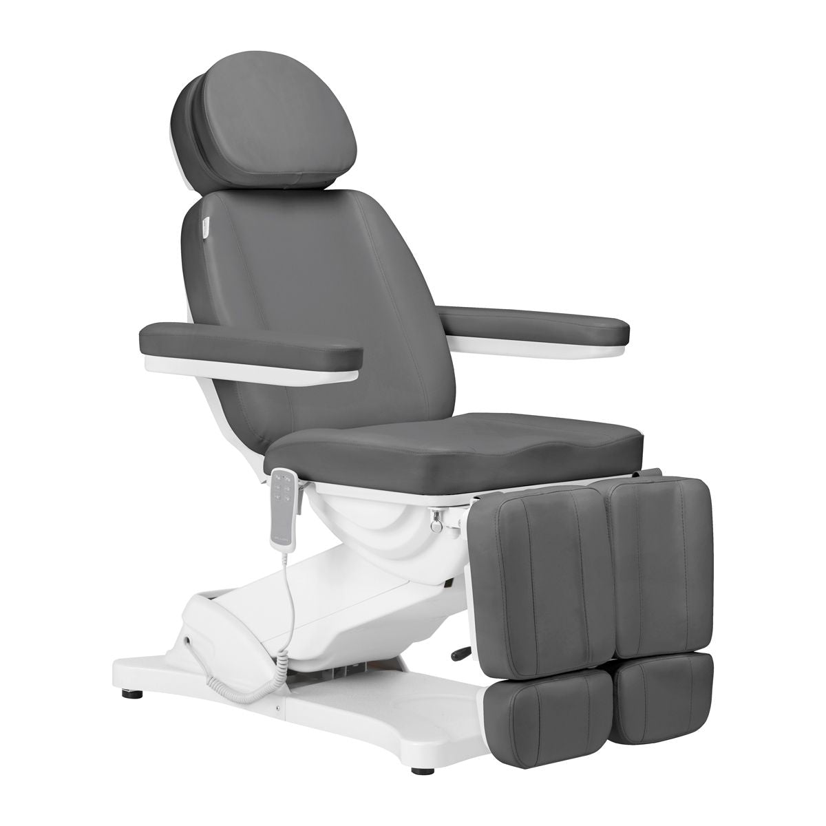Elektrisk behandlingsstol SILLON CLASSIC 3 motorer med pedi cradle grå