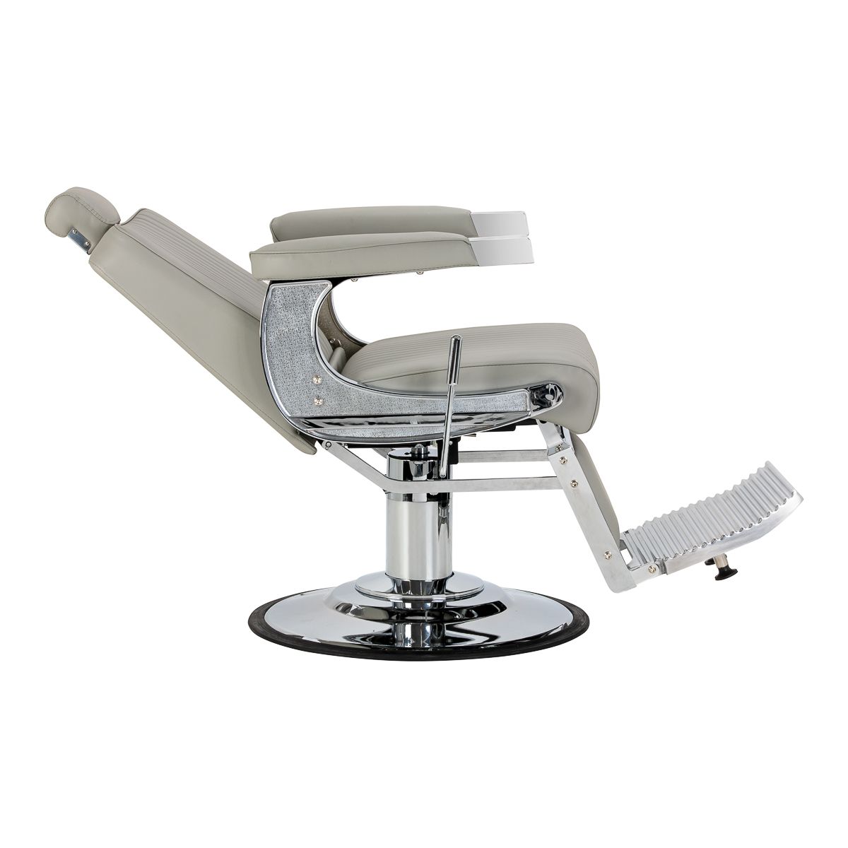 Gabbiano Visionerio barberstol grå krom frame