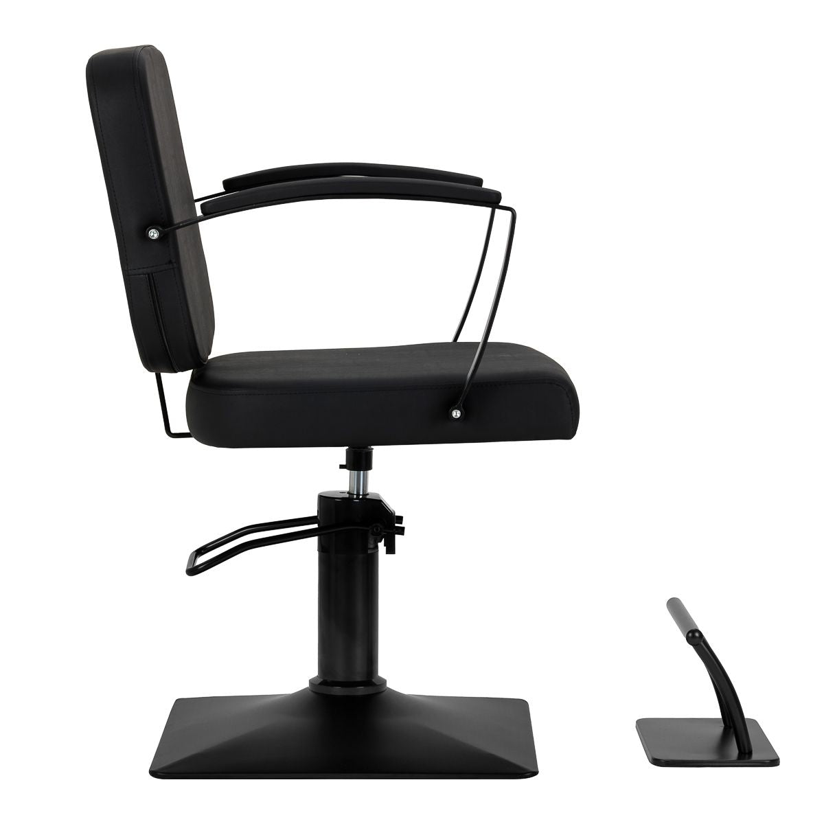 Frisørstol Hair System Edge noir svart