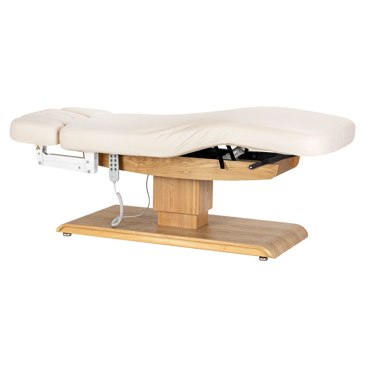 SPA lounger Sillon Relax kremfarget med lysebrun base