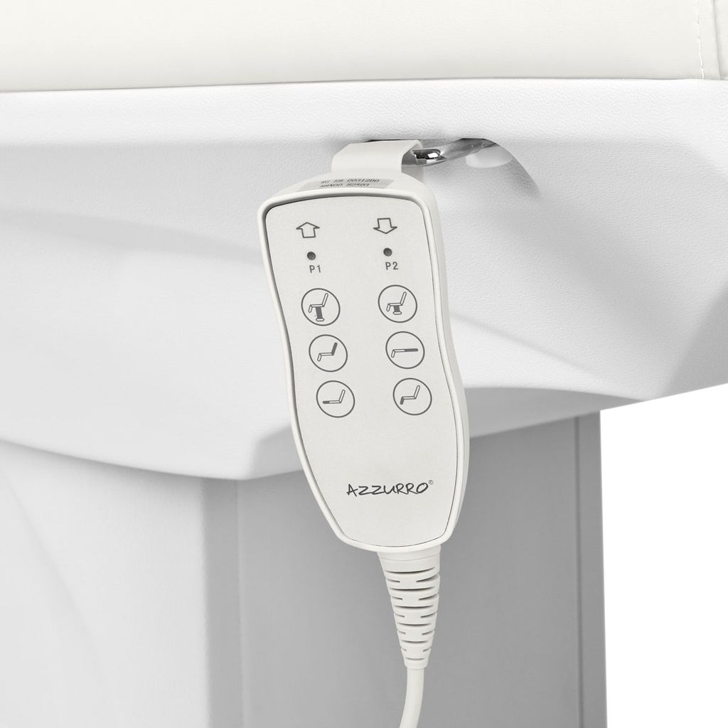 Azzurro 891 elektrisk behandlingsstol hvit