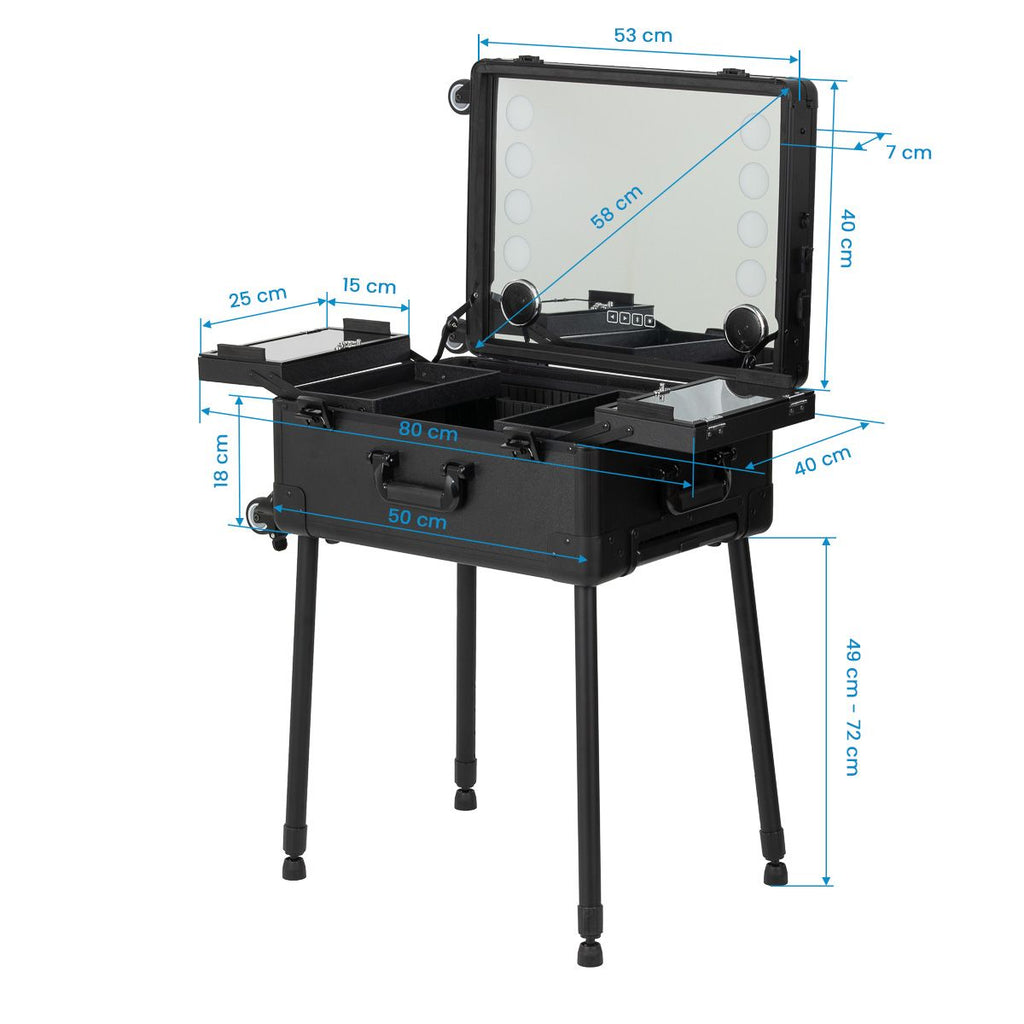 Mobil speaker stand med speakers Plus svart