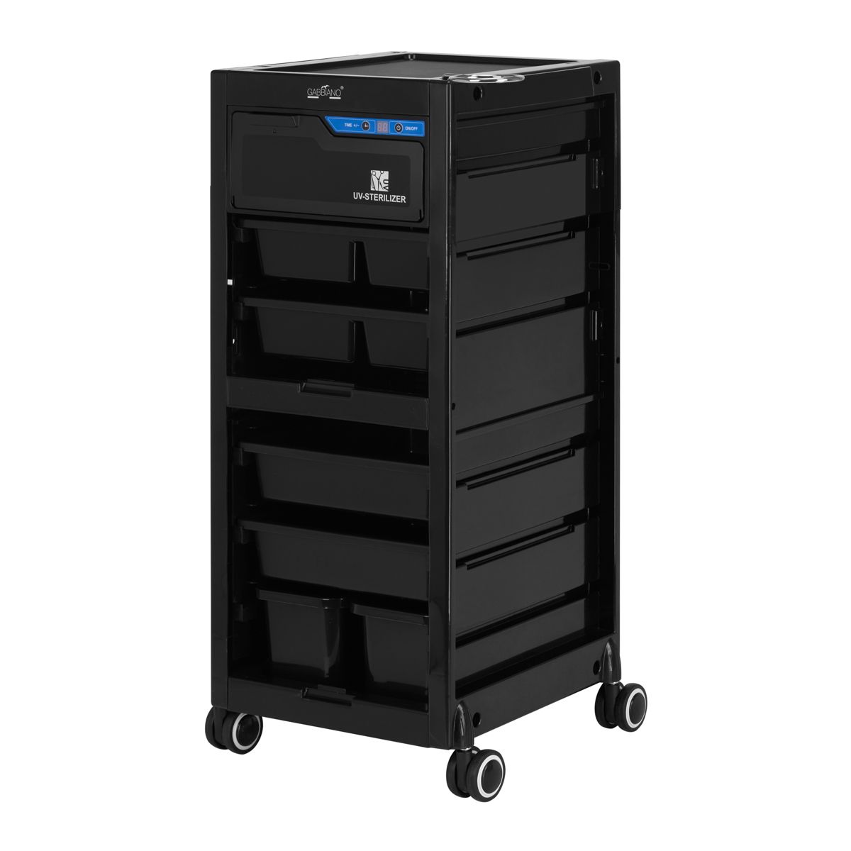 Gabbiano frisør's helper med UV sterilizer 68UV svart
