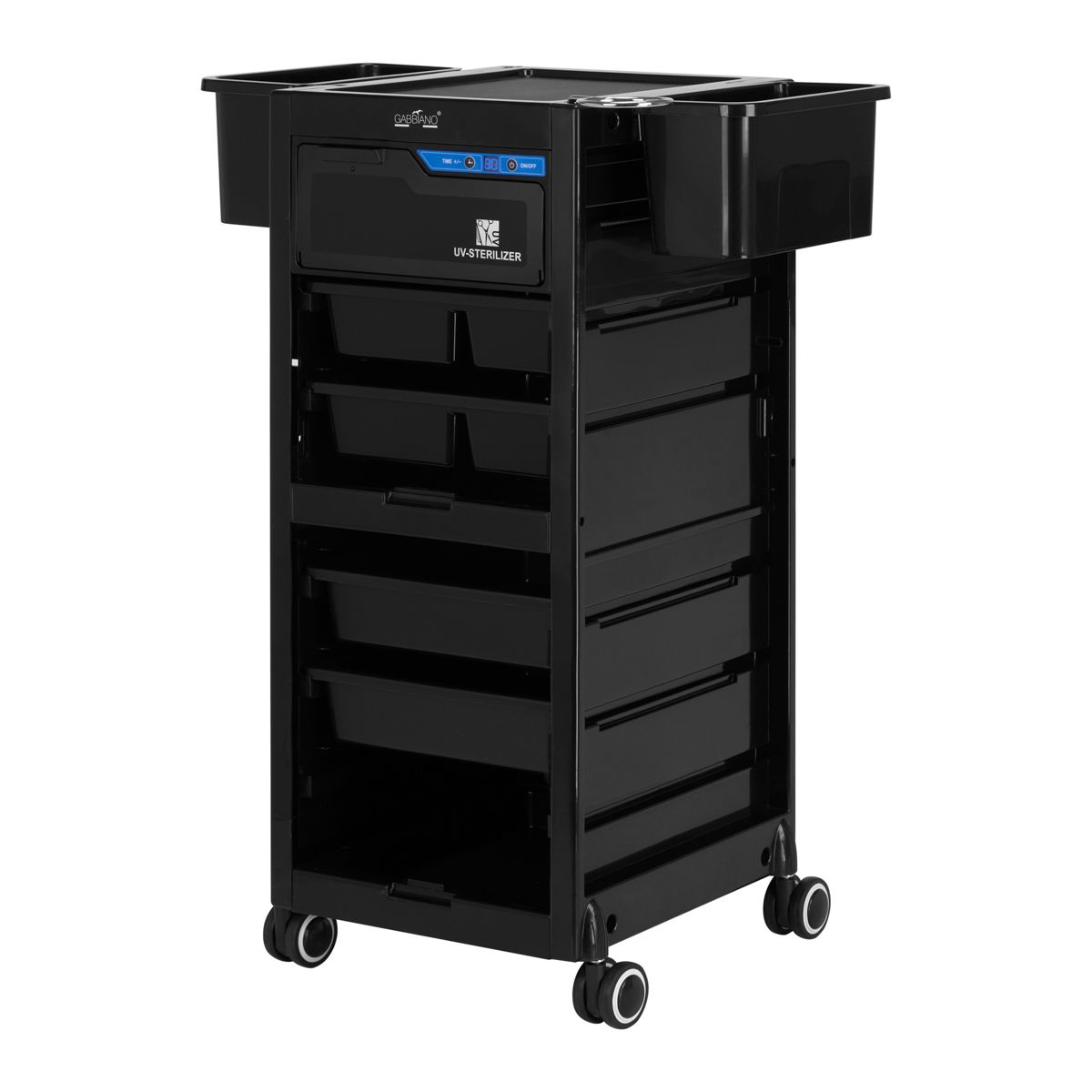 Gabbiano frisør's helper med UV sterilizer 68UV svart