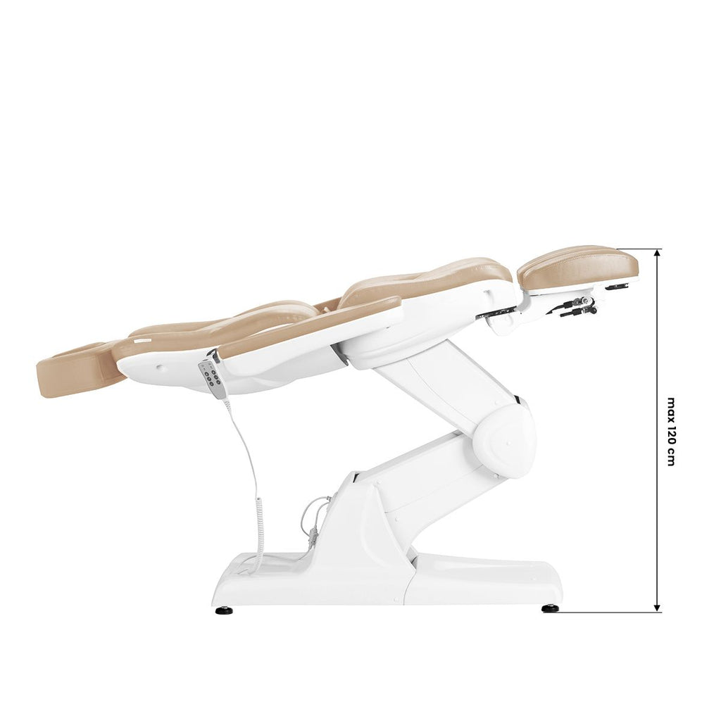 Elektrisk fotpleiestol Azzurro 870s pedikyr 3 motorer cappuccino