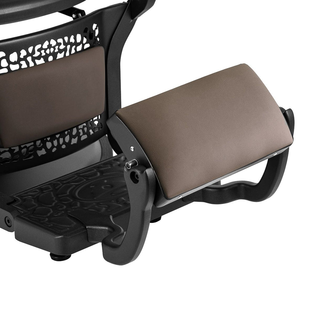Barberstol Gabbiano Niccolo brun buttonless
