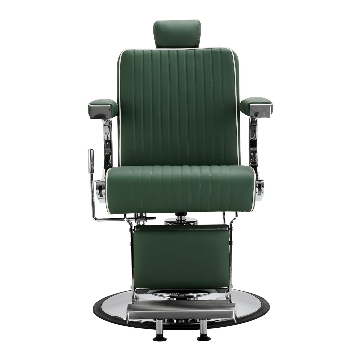 Gabbiano Visionerio barberstol grønn krom frame