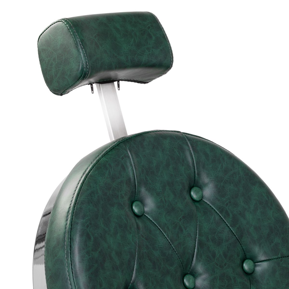 Barberstol Gabbiano President grønn Chrom