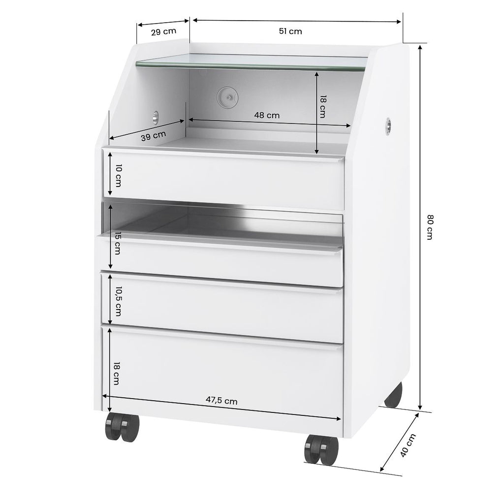 Fotpleie helper 984 hvit