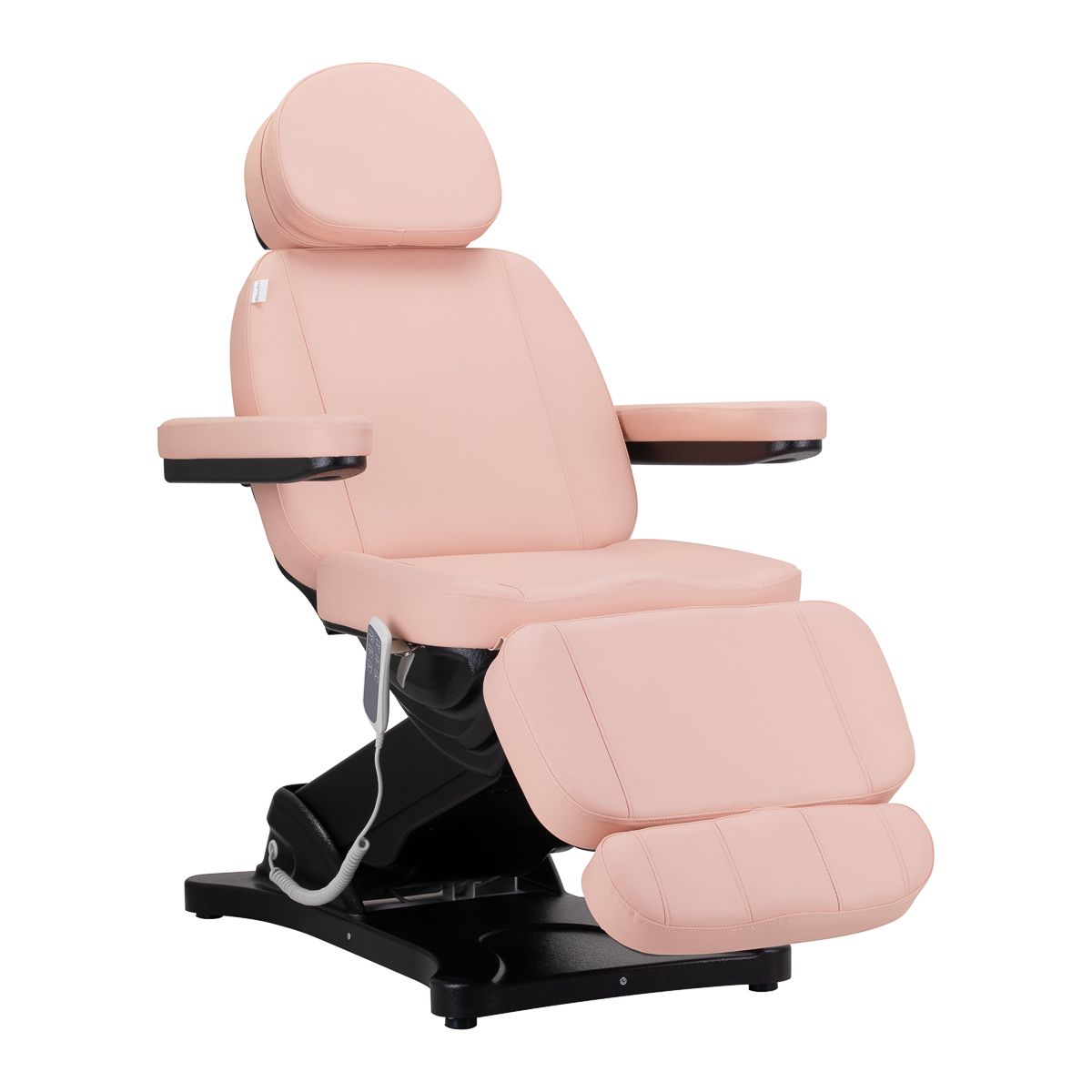 Elektrisk behandlingsstol SILLON CLASSIC 3 motorer rosa med svart base