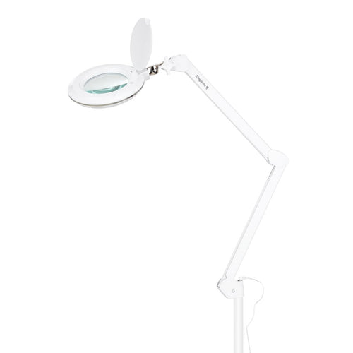 Elegante 6031 lupelampe med 60 SMD 3D LEDs, complete med adjustable stand og lysstyrke control