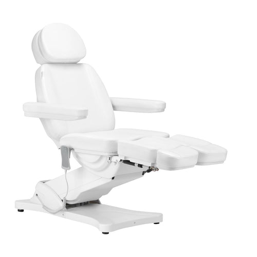 Elektrisk behandlingsstol SILLON CLASSIC 2 motorer pedi hvit