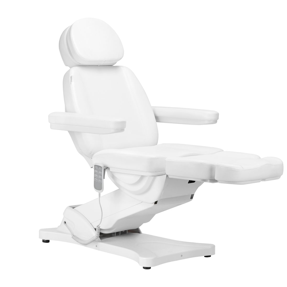 Elektrisk behandlingsstol SILLON CLASSIC 4 motorer med cradle hvit
