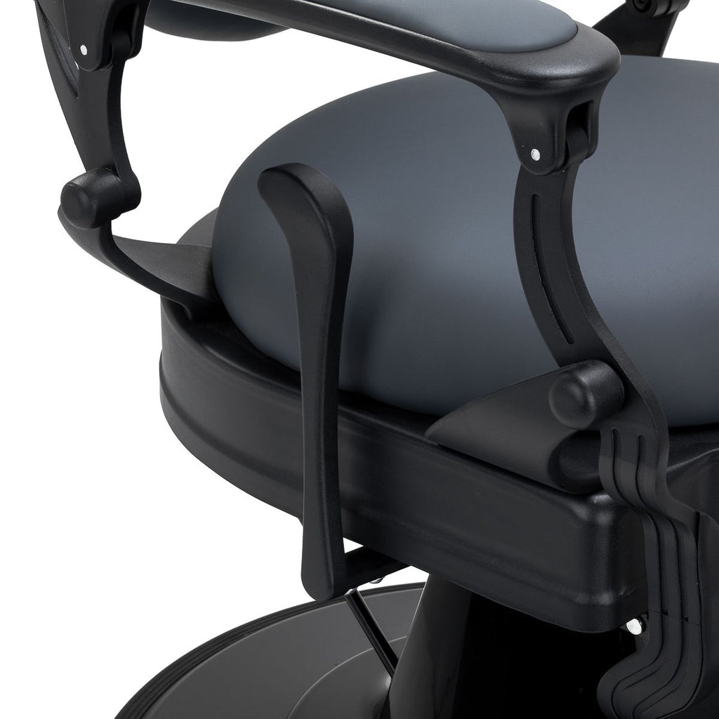 Barberstol Gabbiano Niccolo graphite buttonless